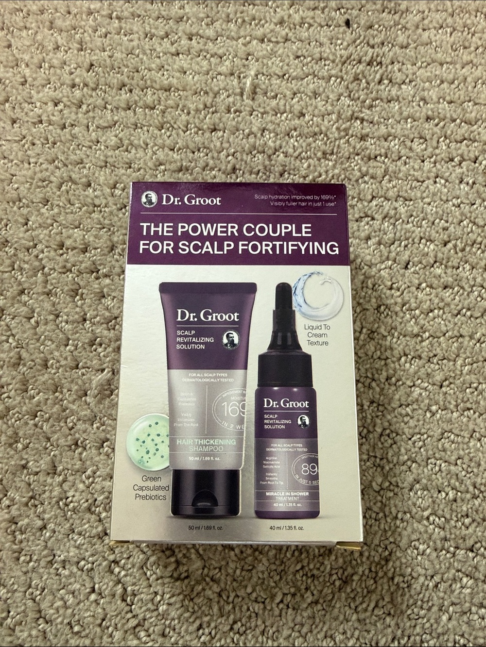 Dr Groot Scalp Fortifying Hair Thickening Set - Purple